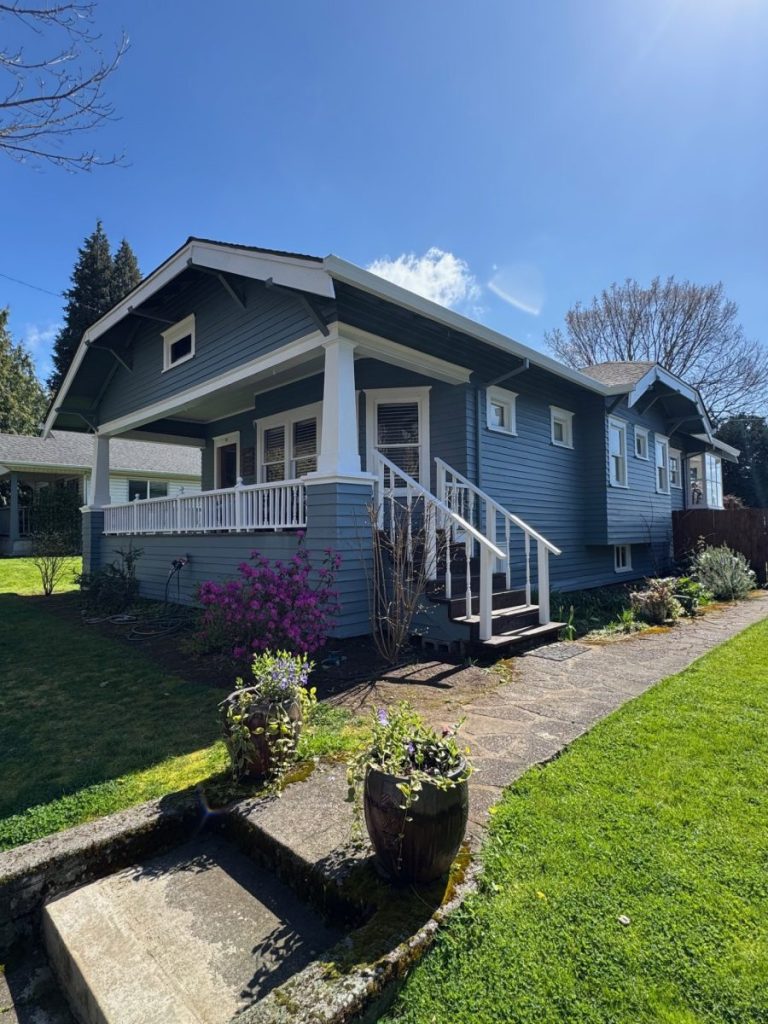 after Final Touch Painting Co painted the exterior of a house in Portland